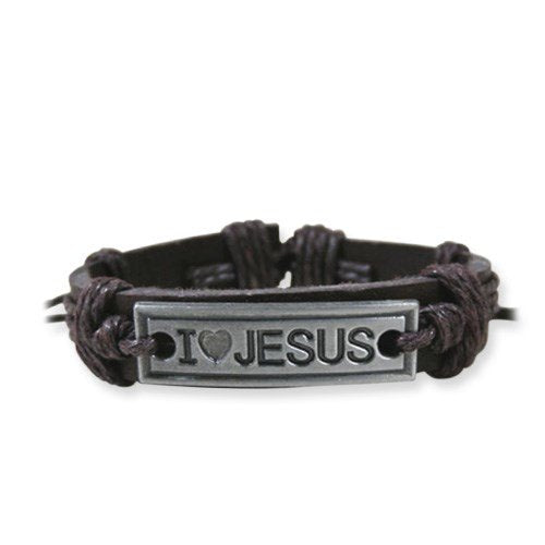 ARMBAND I LOVE JESUS LEER