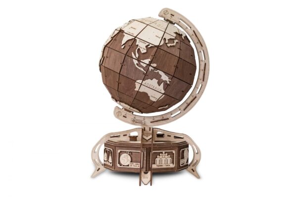 Puzzel Globe Bruin