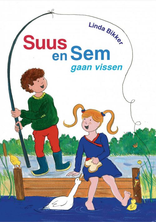 Suus en Sem gaan vissen